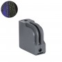 GLOBOSTAR® WINDOWCORNA 90113 Γωνιακό Φωτιστικό Ανάδειξης Παραθύρων LED 6W 570lm 3°x172° DC 24V Αδιάβροχο IP65 Φυσικό Λευκό 4500K Dimmable - CREE XPE Chip - Γκρι Ανθρακί - Μ12 x Π4 x Υ12cm - 3 Χρόνια Εγγύηση