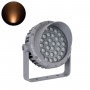 GLOBOSTAR® FLOODMENA 90337 Προβολέας Σποτ Wall Washer με Αντιθαμβωτική Γρίλια LED 36W 3060lm 30° AC 220-240V Αδιάβροχο IP67 Ultra Θερμό Λευκό 2200K - Bridgelux SMD Chip - Γκρι Ανθρακί - Μ23.5 x Π17.5 x Υ25.5cm - 3 Χρόνια Εγγύηση