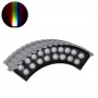 GLOBOSTAR® TREEJINA 90692 Κυρτή Μπάρα Φωτισμού Wall Washer για Φυτά - Δέντρα LED 18W 1530lm 10° DC 24V Αδιάβροχο IP67 Πολύχρωμο RGBW Dimmable DMX512 - Bridgelux SMD Chip - Γκρι - Μ29 x Π11 x Υ10.5cm - 3 Χρόνια Εγγύηση