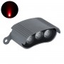 GLOBOSTAR® TREELIGHT-ZINA S-90998 Κυρτή Μπάρα Φωτισμού Wall Washer για Φυτά - Δέντρα LED 3W 240lm 30° DC 24V Αδιάβροχο IP65 Κόκκινο Dimmable - Γκρι Ανθρακί - Μ9 x Π6.5 x Υ4cm - 3 Χρόνια Εγγύηση