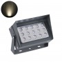 GLOBOSTAR® FLOODKAMY 90373 Προβολέας Σποτ Wall Washer με Αντιθαμβωτική Γρίλια LED 30W 3450lm 5° DC 24V Αδιάβροχο IP65 Φυσικό Λευκό 4500K Dimmable - Bridgelux SMD Chip - Γκρι Ανθρακί - Μ19.5 x Π10.7 x Υ9.5cm - 3 Χρόνια Εγγύηση