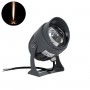 GLOBOSTAR® SPOTXENIA 90696 Αρχιτεκτονικό Σποτ Φωτισμου με Αντιθαμβωτική Γρίλια LED 16W 1680lm 3° DC 24V Αδιάβροχο IP65 Ultra Θερμό Λευκό 2200K Dimmable - Bridgelux COB Chip - Γκρι Ανθρακί Ματ - Μ9 x Π9 x Υ12cm - 3 Χρόνια Εγγύηση