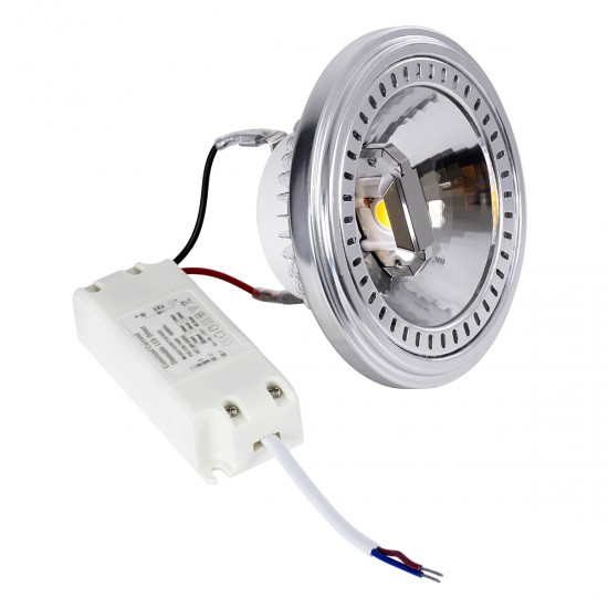 GLOBOSTAR® DARKO 60381 Σποτ AR111 LED 14W 1694lm 40° AC 220-240V IP20 Ψυχρό Λευκό 6000K Dimmable - Indirect Anti-Glare Reflector - Bridgelux High Lumen COB Gen2 & TÜV SÜD Driver - Μ11.1 x Π11.1 x Υ6.6cm - 3 Χρόνια Εγγύηση