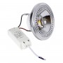 GLOBOSTAR® DARKO 60381 Σποτ AR111 LED 14W 1694lm 40° AC 220-240V IP20 Ψυχρό Λευκό 6000K Dimmable - Indirect Anti-Glare Reflector - Bridgelux High Lumen COB Gen2 & TÜV SÜD Driver - Μ11.1 x Π11.1 x Υ6.6cm - 3 Χρόνια Εγγύηση