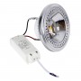 GLOBOSTAR® DARKO 60382 Σποτ AR111 LED 14W 1638lm 40° AC 220-240V IP20 Φυσικό Λευκό 4500K Dimmable - Indirect Anti-Glare Reflector - Bridgelux High Lumen COB Gen2 & TÜV SÜD Driver - Μ11.1 x Π11.1 x Υ6.6cm - 3 Χρόνια Εγγύηση
