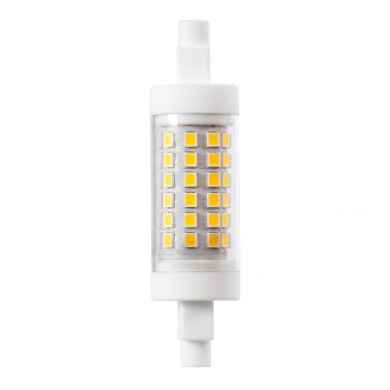 GLOBOSTAR® TUBINI 60394 Λάμπα R7S 78mm LED 7W 819lm 360° AC 220-240V IP20 Φυσικό Λευκό 4500K - Lumileds SMD Chip - Μ7.8 x Π2 x Υ2cm - 3 Χρόνια Εγγύηση