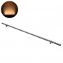 GLOBOSTAR® WASHERSTELLAR 90574 Μπάρα Φωτισμού Wall Washer LED 12W 1260lm 30° DC 24V Αδιάβροχο IP67 Ultra Θερμό Λευκό 2200K Dimmable - Bridgelux SMD Chip - Γκρι Ανθρακί - Μ100 x Π2 x Υ1.8cm - 3 Χρόνια Εγγύηση