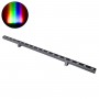 GLOBOSTAR® WASHERPANDA 90585 Μπάρα Φωτισμού Wall Washer LED 36W 3060lm 15° DC 24V Αδιάβροχο IP65 Πολύχρωμο RGBW Dimmable DMX512 - Bridgelux SMD Chip - Γκρι Ανθρακί Ματ - Μ100 x Π4 x Υ3.5cm - 3 Χρόνια Εγγύηση