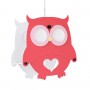 GLOBOSTAR® OWL 61576 Παιδικό Κρεμαστό Φωτιστικό Οροφής με Ντουί 1 x E27 AC 220-240V IP20 - Πολύχρωμο - Μ29.5 x Π15.5 x Υ30.5cm
