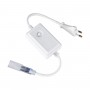 GLOBOSTAR® LIGHTUBE-B 70648 Controller 2A 460W AC 220-240V σε DC 220-240V για έως 100 Μέτρα Φωτοσωλήνα LED Αδιάβροχο IP44 - Λευκό - Μ44 x Π5 x Υ2.7cm - 2 Χρόνια Εγγύηση