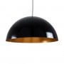 GLOBOSTAR® LUNE 01342 Μοντέρνο Κρεμαστό Φωτιστικό Οροφής με Ντουί 1 x E27 AC 220-240V IP20 - Μαύρο & Χρυσό - Μ60 x Π60 x Υ30cm