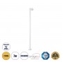 GloboStar® GARDENIA 60509 Φωτιστικό Κήπου - Πάρκου - Πλατείας - Κολωνάκι Αρχιτεκτονικού Φωτισμού Εξωτερικού Χώρου LED 7W 700lm 60° AC220-240V Αδιάβροχο IP65 - Σώμα Αλουμινίου & Tempered Glass - Μ15 x Π18 x Υ180cm - Θερμό Λευκό 2700K - Λευκό - Bridgelux Chip - 5 Years Warranty