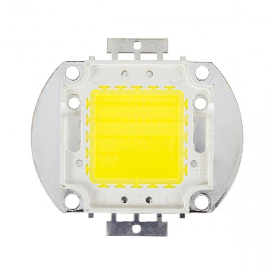 GLOBOSTAR® COBCHIP 73762 Cob LED 50W 5000lm 120° DC 28-32V IP20 Ψυχρό Λευκό 6000K Dimmable - Bridgelux COB Chip - Μ5.6 x Π5.2 x Υ0.6cm - 2 Χρόνια Εγγύηση