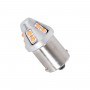 GloboStar® 1156 - BA15S - P21W 81460 Λάμπα Αυτοκινήτου & Φορτηγού  3rd Generation Can-Bus Extreme Truck Series LED 12 SMD 3030 5W 100lm 360° DC 10-30V IP20 Κόκκινο