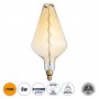 GLOBOSTAR® ROCKET 99022 Λάμπα E27 BA200 LED 6W 420lm 360° AC 220-240V IP20 Ultra Θερμό Λευκό 2200K Dimmable - Soft S Spiral Filament Chip - Μελί - Μ20 x Π20 x Υ41.5cm - 3 Χρόνια Εγγύηση