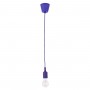 GLOBOSTAR® CABLITO 61560 Μοντέρνο Κρεμαστό Φωτιστικό Οροφής με Ντουί 1 x E27 AC 220-240V IP20 - Μωβ - Μ4 x Π4 x Υ110cm
