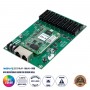 GLOBOSTAR® A8S-N+HUB 41022 Novastar A8S-N+HUB Receiving Card για Οθόνες LED Video Wall 8 x HUB75E με Loading Capacity σε Pixel 512 x 384px - Gigabit Network Ethernet Input & Output Ports - DC 5V IP20 - Μ7 x Π4.5 x Υ0.8cm - 2 Χρόνια Εγγύηση
