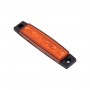 GLOBOSTAR® SIDEMARKER 79904 Φώτα Όγκου Οχημάτων LED 1.5W 105lm 120° DC 10-30V Αδιάβροχο IP66 Πορτοκαλί - 6 x SMD2835 Sanan Chip - Μ9.5 x Π2 x Υ1.1cm - 1 Χρόνο Εγγύηση