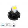 GLOBOSTAR® T3 81001 Λάμπα T3 8mm B8.5d LED 0.12W 9lm 120° DC 12V IP20 Ψυχρό Λευκό 6000K - 1 x Epistar SMD1210 Chip - Μ0.8 x Π0.8 x Υ0.7cm - 1 Χρόνο Εγγύηση