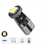 GloboStar® T10 W5W 81080 Λάμπα Αυτοκίνητου LED  2rd Generation Can-Bus Series 1xSMD5050 1W 22lm 120° DC 12V IP20 Φ1 x H2.2cm Ψυχρό Λευκό 6000K