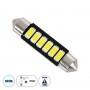 GLOBOSTAR® C5W 81304 Σωληνωτή Λάμπα C5W 42mm LED 0.72W 240lm 120° DC 12V IP20 Ψυχρό Λευκό 6000K - 6 x Epistar SMD5630 Chip - Μ4.2 x Π0.9 x Υ0.9cm - 1 Χρόνο Εγγύηση