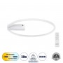 GLOBOSTAR® CINDERELLA 60981 Μοντέρνο Φωτιστικό Οροφής LED 30W 3360lm 360° AC 220-240V IP20 Ρυθμιζόμενο Λευκό CCT με Χειριστήριο από 2700K έως 6000K Dimmable - Lumileds SMD Chip - Λευκό Ματ - Μ50 x Π50 x Υ5cm - 3 Χρόνια Εγγύηση