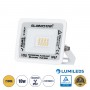 GLOBOSTAR® ATLAS 61406 Προβολέας LED 10W 1150lm 120° AC 220-240V Αδιάβροχο IP67 Θερμό Λευκό 2700K - Lumileds SMD Chip - TÜV Rheinland Certified - Λευκό Ματ - Μ10 x Π2 x Υ8cm - 5 Χρόνια Εγγύηση