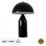 GLOBOSTAR® URANUS-S 61449 Μοντέρνο Επιτραπέζιο Φωτιστικό Πορτατίφ με Ντουί 2 x E27 AC 220-240V IP20 - Μαύρο - Μ25 x Π25 x Υ39cm