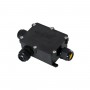 GLOBOSTAR® FAST-CONNECT 69922 Κυτίο Ταχείας Σύνδεσης & Διακλάδωσης Καλωδίων - 3 x Είσοδοι/ Έξοδοι με Συμβατή Διατομή Καλωδίων 3 x 0.5mm² έως 3 x 2.5mm² - 450V 41A Max Αδιάβροχο IP68 - Μαύρο - Μ14 x Π9.5 x Υ4cm