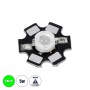 GloboStar® 73751 High Power Star LED - Υψηλής Ισχύος Star LED 5W DC 3.2V Πράσινο Φ2 x Υ0.6cm - 2 Χρόνια Εγγύηση