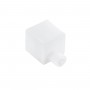 GLOBOSTAR® NEONIO-A 90768 Τάπα Σύνδεσης Τροφοδοσίας για Neon Flex LED Αδιάβροχο IP65 - Διάφανο - Μ2.3 x Π1.6 x Υ1.6cm