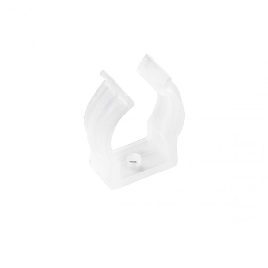 GLOBOSTAR® NEONIO-D 90778 Βάση Στήριξης για Neon Flex LED Αδιάβροχο IP65 - Διάφανο - Μ2.3 x Π2 x Υ2.7cm