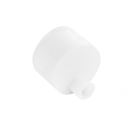 GLOBOSTAR® NEONIO-D 90779 Τάπα Σύνδεσης Τροφοδοσίας για Neon Flex LED Αδιάβροχο IP65 - Διάφανο - Μ2.3 x Π2.2 x Υ2.2cm