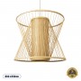GLOBOSTAR® HIBISCUS 01925 Boho Κρεμαστό Φωτιστικό Οροφής με Ντουί 1 x E27 AC 220-240V IP20 - Μπεζ - Μ60 x Π60 x Υ50cm