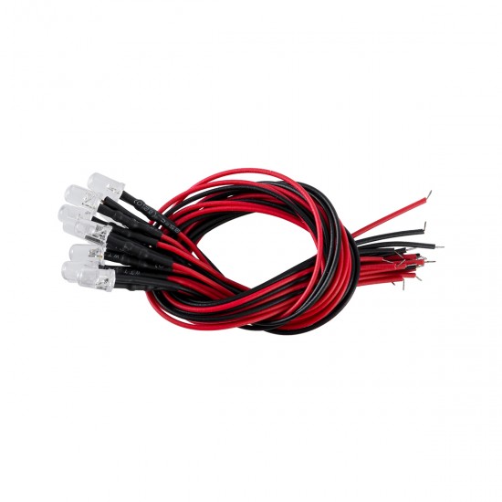 GLOBOSTAR® DIODECHIP 73730 Δίοδος LED 0.3W 30lm 90° DC 12V Αδιάβροχο IP65 Ψυχρό Λευκό 6000K Dimmable - Μ0.5 x Π0.5 x Υ20cm - Πακέτο 10 Τεμαχίων - 2 Χρόνια Εγγύηση