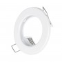 GLOBOSTAR® ORO 77807 Χωνευτή Βάση για Σποτ MR16 με Ντουί GU10/GU5.3 IP20 - Λευκό - Μ8.3 x Π8.3 x Υ3.1cm / Q6cm