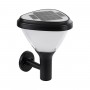 GLOBOSTAR® NATURE 90526 Φωτιστικό Κολωνάκι Κήπου LED 10W 330lm 120° με Ενσωματωμένο Φωτοβολταϊκό Panel 6V 2W & Επαναφορτιζόμενη Μπαταρία Li-ion 3.2V 1800mAh με Αισθητήρα Ημέρας-Νύχτας Αδιάβροχο IP65 Ψυχρό Λευκό 6000K - Γκρι Ανθρακί - Μ26 x Π29 x Υ36cm - 2 Χρόνια Εγγύηση