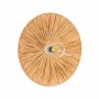 GLOBOSTAR® COLOMBO 02277 Boho Φωτιστικό Τοίχου - Απλίκα με Ντουί 1 x E27 AC 220-240V IP20 - Μπεζ - Μ40 x Π40 x Υ9cm
