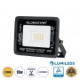 GLOBOSTAR® ATLAS 61517 Προβολέας LED 10W 1150lm 120° AC 220-240V Αδιάβροχο IP67 Θερμό Λευκό 2700K - Lumileds SMD Chip - TÜV Rheinland Certified - Μαύρο Ματ - Μ10 x Π2 x Υ8cm - 5 Χρόνια Εγγύηση