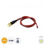 GloboStar® SMD-LED 81484 Υψηλής Ισχύος SMD LED 0.12W 15lm DC 12V - Φ0.7 x Υ2.3cm - Πορτοκαλί - Dimmable - 2 Χρόνια Εγγύηση