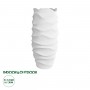 GloboStar® Artificial Garden PORTOFINO 20729 Επιδαπέδιο Πολυεστερικό Τσιμεντένιο Κασπώ Γλάστρα - Flower Pot Λευκό Φ50 x Υ110cm