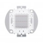GloboStar® 73767 Υψηλής Ισχύος LED COB BRIDGELUX 30W 1500lm DC 20-24V - Μ5.5 x Π5.2 x Υ0.4cm - Κόκκινο - 2 Χρόνια Εγγύηση