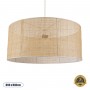 GLOBOSTAR® YOTTO 01823 Boho Κρεμαστό Φωτιστικό Οροφής με Ντουί 3 x E27 AC 220-240V IP20 - Μπεζ - Μ90 x Π90 x Υ40cm