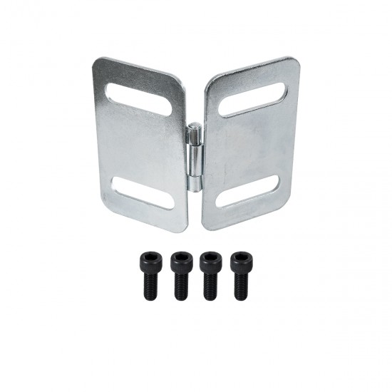 GLOBOSTAR® PLATE 41046 Σύνδεσμος Ένωσης Καμπίνων για Κυρτές Οθόνες LED Video Wall με Διαστάσεις Καμπίνας 50x50cm & 100x100cm - Μ12.5 x Π1 x Υ10cm
