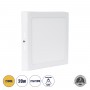 GLOBOSTAR® PANELO 60205 Panel Οροφής LED 20W 1800lm 120° AC 220-240V IP20 Θερμό Λευκό 2700K - Lumileds SMD Chip & TÜV SÜD Driver - Λευκό Γαλακτερό - Μ22 x Π22 x Υ3cm / Q20 x 20cm - 3 Χρόνια Εγγύηση