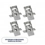 GLOBOSTAR® PANELRECESS 60218 Σύστημα Χωνευτής Τοποθέτησης Ειδικό για Πάνελ 60x60 & 120x30 - Μ4 x Π5 x Υ1.5cm