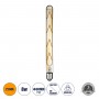 GLOBOSTAR® TUBIS 99050 Λάμπα Σωλήνας E27 T30 LED 8W 720lm 360° AC 220-240V IP20 Ultra Θερμό Λευκό 2200K Dimmable - Long Filament Chip - Μελί - Μ3 x Π3 x Υ30cm - 3 Χρόνια Εγγύηση