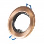 GLOBOSTAR® ORO 77812 Χωνευτή Βάση για Σποτ MR16 με Ντουί GU10/GU5.3 IP20 - Χάλκινο - Μ8.3 x Π8.3 x Υ3.1cm / Q6cm