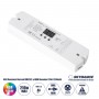 GLOBOSTAR® SKYDANCE-D4C-L 73146 DC DMX Master Dimmer / Controller / Decoder Υψηλής Ταχύτητας με 4 x 1A 54W Κανάλια DC 12-48V 4A 216W Max IP20 - DMX512 & RDM - Μ17 x Π5 x Υ2.5cm - 5 Χρόνια Εγγύηση