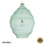 GLOBOSTAR® KENTUCKY 01903 Vintage Κρεμαστό Φωτιστικό Οροφής με Ντουί 1 x E27 AC 220-240V IP20 - Τιρκουάζ - Μ80 x Π80 x Y110cm